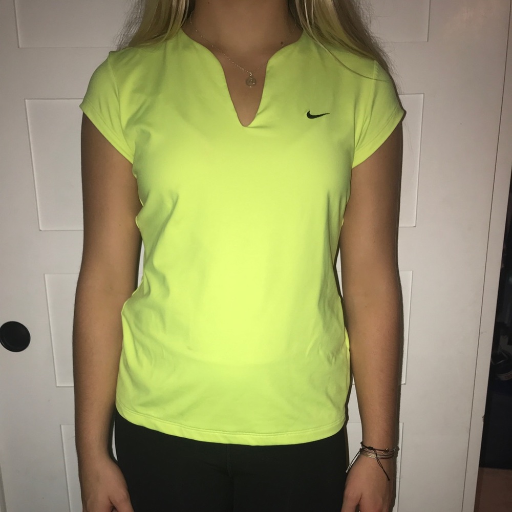 neon nike top
